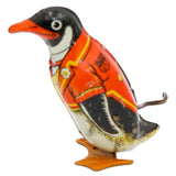 Late 1930’s -Early 1940’s J. Chein & Co. Tin Litho Wind-Up Waddling Tuxedo Penguin