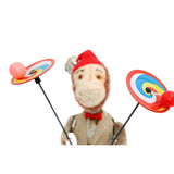 1940’s - Early 1950’s Rosco Wind-Up Juggling Monkey