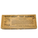 Pre 1920’s “Bizzy Andy” Trip Hammer Toy With Original Box And 5 Original Clay Balls