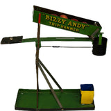 Pre 1920’s “Bizzy Andy” Trip Hammer Toy With Original Box And 5 Original Clay Balls