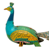 Alps Japan Colorful Wind-Up Tin Litho Peacock