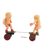 Rare 1930’s Tin Toy Wind-Up Celluloid Boxers (Japan)