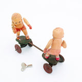 Rare 1930’s Tin Toy Wind-Up Celluloid Boxers (Japan)