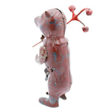 Early Tin Wind-Up Marching Bear With Baton And Bells (Non-Working)