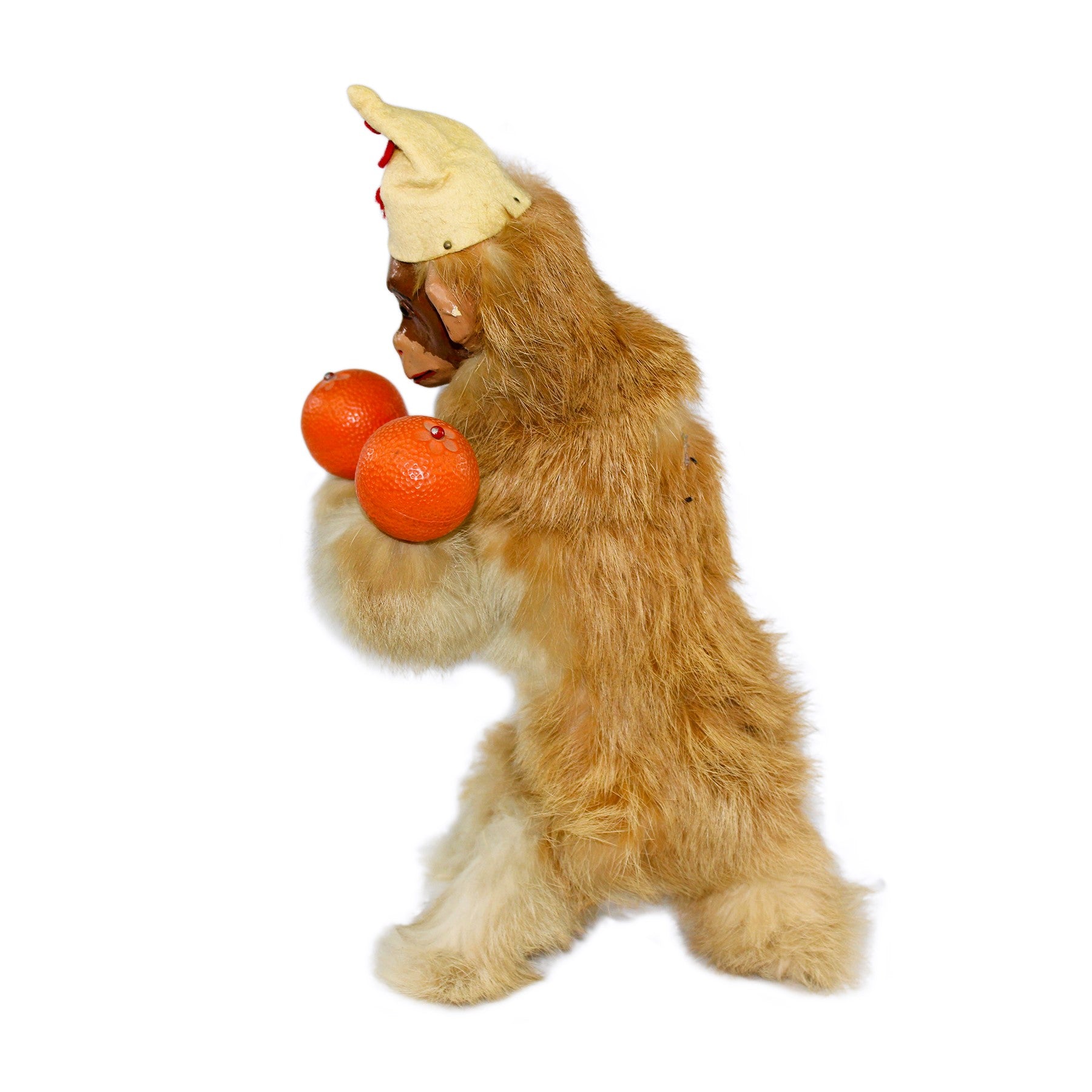 Antique Pre-War Roulette Decamps French Wind-Up Automation Monkey Playing Maracas