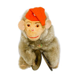 Mid-1950’s Wind-Up Carl Max Lustige Urwald-Musik Jolly Musical Monkey Playing The Cymbals