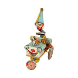 1930’s Artie The Clown In Crazy Jeep Tin Litho Wind-Up