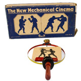 Very Rare George Levy Gely 1920’s “New Mechanical Cinema” Toy with Box