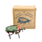 Early 1900’s German Lehmann Tin Litho Wind-UP Crawling Beetle with Box