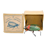 Early 1900’s German Lehmann Tin Litho Wind-UP Crawling Beetle with Box