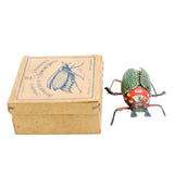 Early 1900’s German Lehmann Tin Litho Wind-UP Crawling Beetle with Box