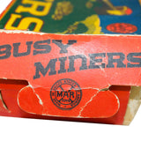 1930’s Louis Marx Tin Litho Wind-Up "Busy Miners" Catapult Toy with Box