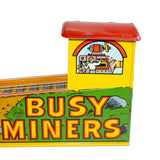 1930’s Louis Marx Tin Litho Wind-Up "Busy Miners" Catapult Toy with Box