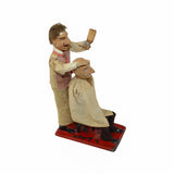 Rare 1904 Ferdinand Martin Painted Tin Wind-Up - “The Barber”