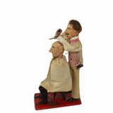 Rare 1904 Ferdinand Martin Painted Tin Wind-Up - “The Barber”