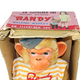 1960’s Battery Powered “Randy Walking Monkey” with Box