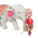 1930’s Circus Henry on White Elephant Celluloid Wind-Up Toy