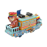Vintage Tin Litho Wind-Up Monkey Train Car with Box