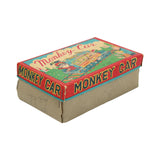 Vintage Tin Litho Wind-Up Monkey Train Car with Box