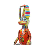 Wind-Up Tin Litho Duck On A Trike