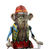 1940's German Tin Wind-Up "Arnold The Monkey" On Tricycle