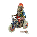 1940's German Tin Wind-Up "Arnold The Monkey" On Tricycle