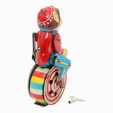 Rare 1960's Haji Tin Litho Wind-Up "Clever Monkey" Circus Rider