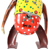 Vintage Inakita Tin Litho Wind-Up Walking Monkey