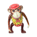 Vintage Inakita Tin Litho Wind-Up Walking Monkey