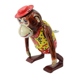 Vintage Inakita Tin Litho Wind-Up Walking Monkey