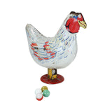 3 Wind-Up Mechanical Tins & One Vintage Wyandotte Litho-Tin Hen Egg Layer