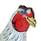 3 Wind-Up Mechanical Tins & One Vintage Wyandotte Litho-Tin Hen Egg Layer
