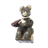 Vintage 1950's Alps Battery Operated Juice Drinking Picnic Bear (Non-Working)