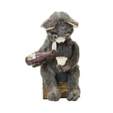 Vintage 1950's Alps Battery Operated Juice Drinking Picnic Bear (Non-Working)
