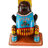 1950's TPS Japan Tin Litho Wind-up Monkey Playing Basketball