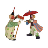 Hand Painted & Crafted Anri Italy Toriart "Big Top" Circus Display with 10 Clowns