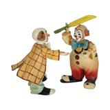 Hand Painted & Crafted Anri Italy Toriart "Big Top" Circus Display with 10 Clowns