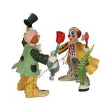 Hand Painted & Crafted Anri Italy Toriart "Big Top" Circus Display with 10 Clowns