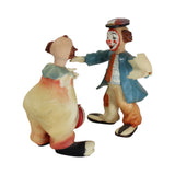 Hand Painted & Crafted Anri Italy Toriart "Big Top" Circus Display with 10 Clowns