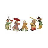 Hand Painted & Crafted Anri Italy Toriart "Big Top" Circus Display with 10 Clowns