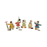 Hand Painted & Crafted Anri Italy Toriart "Big Top" Circus Display with 10 Clowns