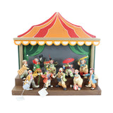 Hand Painted & Crafted Anri Italy Toriart "Big Top" Circus Display with 10 Clowns