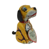 Vintage TPS Japan "Pat The Pup" Wind-UP Tin Litho Dog