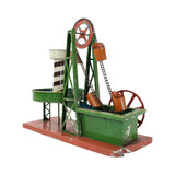 Rare Working 1920's DRGM Spinning Tin Litho Water Mill