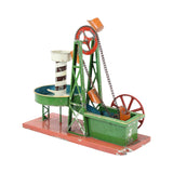 Rare Working 1920's DRGM Spinning Tin Litho Water Mill