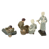 Lineol Red Cross Tent With 5 - Medical Related Elastolin Figures