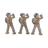 11- Vintage WWII Barclay Podfoot Lead Soldiers In Action