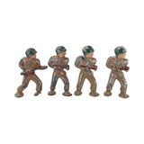 11- Vintage WWII Barclay Podfoot Lead Soldiers In Action