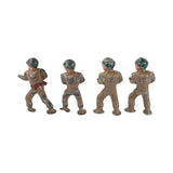 11- Vintage WWII Barclay Podfoot Lead Soldiers In Action