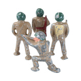 11- Vintage WWII Barclay Podfoot Lead Soldiers In Action